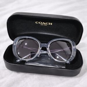 ✨ Coach HC333 C7995 Transparent Blue Sunglasses – NEW ✨